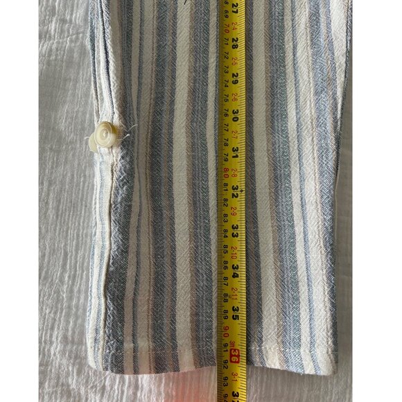 Rewash Strip Linen Casual Pants Sz L - Picture 6 of 8